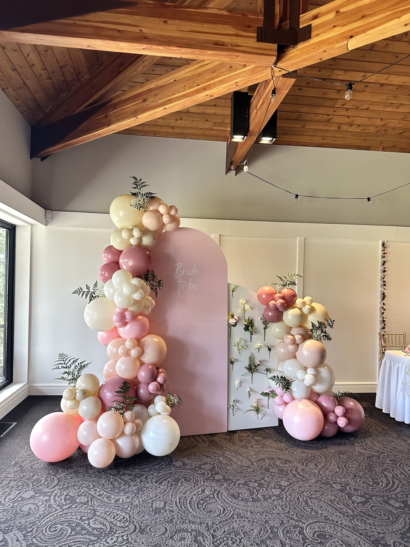 Backdrops balloon decor by Inflatable Decorations, Winnipeg